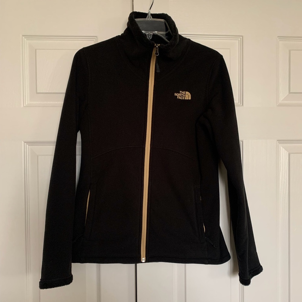 The North Face Black/ Gold Jacket - sz S